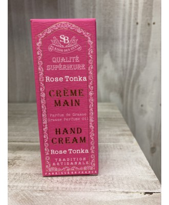 crème mains rose tonka
